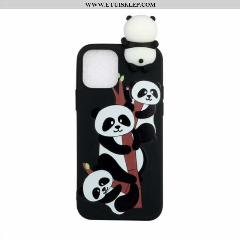 Etui do iPhone 13 Pro Max Pandy 3d Na Bambusie